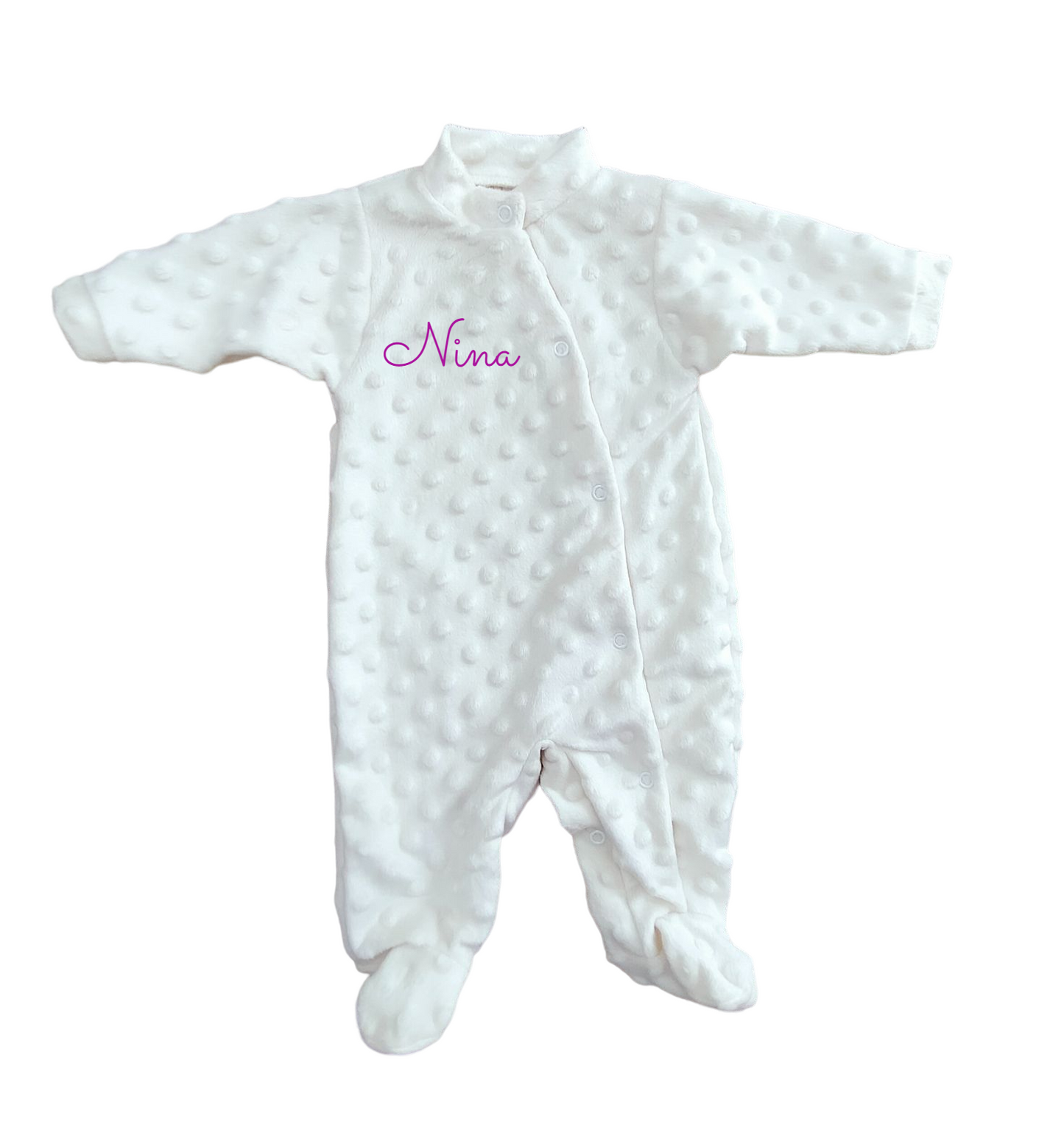 Pyjama velours bébé
